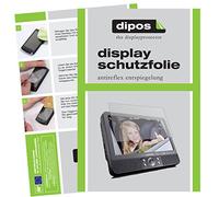 dipos 3x Protector de Pantalla mate para Lenco DVP-939 | Antirreflejos, anti-reflectante, ajuste perfecto, antiarañazos, sin burbujas, compatible con huellas dactilares, autoadhesivo