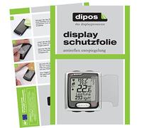dipos I 3X Protector de Pantalla Mate Compatible con Sigma Rox 9.1 pelicula Protectora