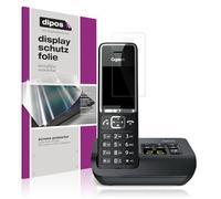 dipos 4x Protector de Pantalla claro para Gigaset Comfort 520A Duo | Transparente, ajuste perfecto, antiarañazos, sin burbujas, apto para fundas, compatible con huellas dactilares, autoadhesivo