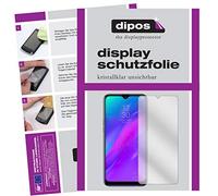 dipos I 4X Protector de Pantalla Compatible con OPPO Realme 3 pelicula Protectora Claro (2X Delantera + 2X Trasera)