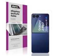 dipos 4x Protector de Pantalla claro para Samsung Galaxy Z Flip7 Parte exterior Case-Friendly (2x delantera + 2x trasera)