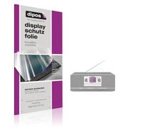 dipos 4x Protector de Pantalla claro para TechniSat Digitradio 372 CD | Transparente, ajuste perfecto, antiarañazos, sin burbujas, apto para fundas, compatible con huellas dactilares, autoadhesivo
