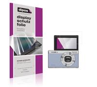 dipos 4x Protector de Pantalla claro para Yashica Tank Compact | Transparente, ajuste perfecto, antiarañazos, sin burbujas, apto para fundas, compatible con huellas dactilares, autoadhesivo