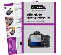 dipos 5x Protector de Pantalla claro para Canon EOS 60D | Transparente, ajuste perfecto, antiarañazos, sin burbujas, apto para fundas, compatible con huellas dactilares, autoadhesivo