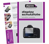 dipos 6x Protector de Pantalla claro para Canon EOS 5DS R | Transparente, ajuste perfecto, antiarañazos, sin burbujas, apto para fundas, compatible con huellas dactilares, autoadhesivo