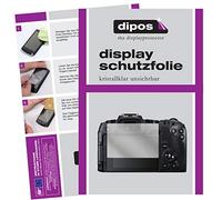 dipos 6x Protector de Pantalla claro para Canon EOS RP | Transparente, ajuste perfecto, antiarañazos, sin burbujas, apto para fundas, compatible con huellas dactilares, autoadhesivo