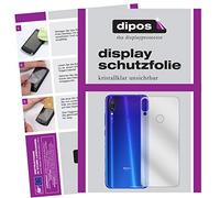 dipos I 6X Protector de Pantalla Compatible con Xiaomi Redmi Note 7 Pro Trasero pelicula Protectora Claro