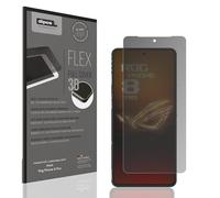 dipos FLEX 1x Protector de Pantalla de privacidad mate compatible con Asus Rog Phone 8 Pro, 100% de cobertura de Pantalla, compatible con huellas dactilares, apto para fundas, Filtro Antiespía 2 vías