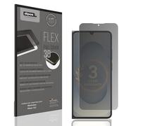 dipos FLEX 1x Protector de Pantalla de privacidad mate compatible con Blackview Wave 10C, 100% de cobertura de Pantalla, compatible con huellas dactilares, apto para fundas, Filtro Antiespía 2 vías