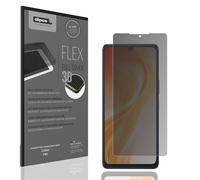 dipos FLEX 1x Protector de Pantalla de privacidad mate compatible con Cubot P90, 100% de cobertura de Pantalla, compatible con huellas dactilares, apto para fundas, Filtro Antiespía 2 vías