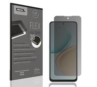 dipos FLEX 1x Protector de Pantalla de privacidad mate compatible con Honor X7d 4G, 100% de cobertura de Pantalla, compatible con huellas dactilares, apto para fundas, Filtro Antiespía 2 vías