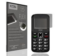 dipos FLEX 1x Protector de Pantalla de privacidad mate compatible con INOI 148 Senior 4G, 100% de cobertura de Pantalla, compatible con huellas dactilares, apto para fundas, Filtro Antiespía 2 vías