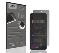 dipos FLEX 1x Protector de Pantalla de privacidad mate compatible con Lava Shark 2, 100% de cobertura de Pantalla, compatible con huellas dactilares, apto para fundas, Filtro Antiespía 2 vías