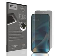 dipos FLEX 1x Protector de Pantalla de privacidad mate compatible con Motorola Moto G Max, 100% de cobertura de Pantalla, compatible con huellas dactilares, apto para fundas, Filtro Antiespía 2 vías