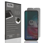 dipos FLEX 1x Protector de Pantalla de privacidad mate compatible con Motorola Moto G30, 100% de cobertura de Pantalla, compatible con huellas dactilares, apto para fundas, Filtro Antiespía 2 vías