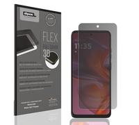 dipos FLEX 1x Protector de Pantalla de privacidad mate compatible con Motorola Moto G67 Power, 100% de cobertura de Pantalla, compatible con huellas dactilares, apto para fundas, Filtro Antiespía 2