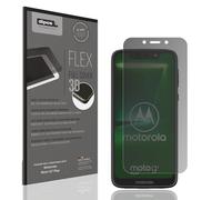 dipos FLEX 1x Protector de Pantalla de privacidad mate compatible con Motorola Moto G7 Play, 100% de cobertura de Pantalla, compatible con huellas dactilares, apto para fundas, Filtro Antiespía 2 vías