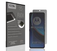 dipos FLEX 1x Protector de Pantalla de privacidad mate compatible con Motorola Razr 40 Ultra, 100% de cobertura de Pantalla, compatible con huellas dactilares, apto para fundas, Filtro Antiespía 2