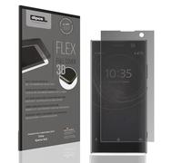 dipos FLEX 1x Protector de Pantalla de privacidad mate compatible con Sony Xperia XA2, 100% de cobertura de Pantalla, compatible con huellas dactilares, apto para fundas, Filtro Antiespía 2 vías