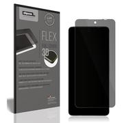 dipos FLEX 1x Protector de Pantalla de privacidad mate compatible con Umidigi Note 100x, 100% de cobertura de Pantalla, compatible con huellas dactilares, apto para fundas, Filtro Antiespía 2 vías