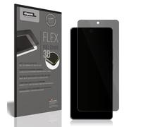 dipos FLEX 1x Protector de Pantalla de privacidad mate compatible con VIvo X60 5G, 100% de cobertura de Pantalla, compatible con huellas dactilares, apto para fundas, Filtro Antiespía 2 vías