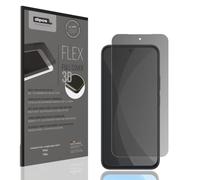 dipos FLEX 1x Protector de Pantalla de privacidad mate compatible con Vivo Y6a, 100% de cobertura de Pantalla, compatible con huellas dactilares, apto para fundas, Filtro Antiespía 2 vías
