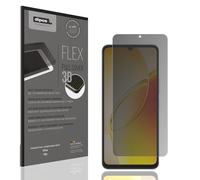 dipos FLEX 1x Protector de Pantalla de privacidad mate compatible con Vivo Y6t, 100% de cobertura de Pantalla, compatible con huellas dactilares, apto para fundas, Filtro Antiespía 2 vías