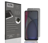 dipos FLEX 1x Protector de Pantalla de privacidad mate compatible con Xiaomi Redmi A3 Pro, 100% de cobertura de Pantalla, compatible con huellas dactilares, apto para fundas, Filtro Antiespía 2 vías