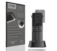 dipos FLEX 1x Protector de Pantalla de privacidad mate compatible con Yealink W73H, 100% de cobertura de Pantalla, compatible con huellas dactilares, apto para fundas, Filtro Antiespía 2 vías