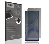 dipos FLEX 1x Protector de Pantalla de privacidad mate compatible con ZTE Blade A36, 100% de cobertura de Pantalla, compatible con huellas dactilares, apto para fundas, Filtro Antiespía 2 vías