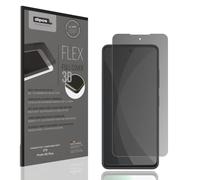 dipos FLEX 1x Protector de Pantalla de privacidad mate compatible con ZTE Fresh 60 Plus, 100% de cobertura de Pantalla, compatible con huellas dactilares, apto para fundas, Filtro Antiespía 2 vías