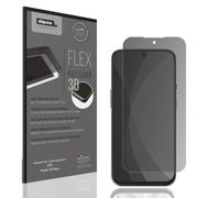 dipos FLEX 1x Protector de Pantalla de privacidad mate compatible con ZTE Fresh 70 Plus, 100% de cobertura de Pantalla, compatible con huellas dactilares, apto para fundas, Filtro Antiespía 2 vías