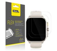 dipos FLEX 2x Protector de Pantalla claro para Amazfit Cheetah Square | Transparente, cobertura 100%, Full Cover, autorreparable, sin burbujas, compatible con huellas dactilares, autoadhesivo