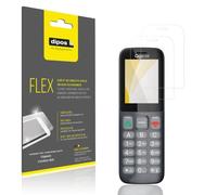 dipos FLEX 2x Protector de Pantalla claro para Gigaset Comfort 600 | Transparente, cobertura 100%, Full Cover, autorreparable, sin burbujas, compatible con huellas dactilares, autoadhesivo