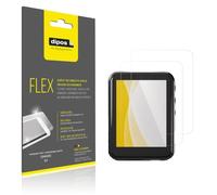 dipos FLEX 2x Protector de Pantalla claro para QNGEE S7 | Transparente, cobertura 100%, Full Cover, autorreparable, sin burbujas, compatible con huellas dactilares, autoadhesivo