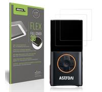 dipos FLEX 2x Protector de Pantalla mate compatible con AstroAi Kabellose Luftpumpe, Anti-reflectante, 100% de cobertura de Pantalla, compatible con huellas dactilares