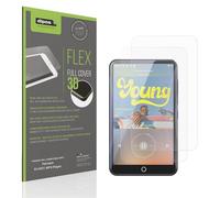 dipos FLEX 2x Protector de Pantalla mate compatible con Fanvace EU-M31 MP3-Player, Anti-reflectante, 100% de cobertura de Pantalla, compatible con huellas dactilares