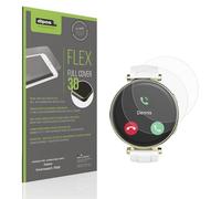 dipos FLEX 2x Protector de Pantalla mate compatible con Hama Smartwatch 7000, Anti-reflectante, 100% de cobertura de Pantalla, compatible con huellas dactilares