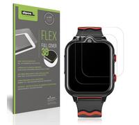 dipos FLEX 2x Protector de Pantalla mate compatible con Krostming Kids Smartwatch GPS 4G, Anti-reflectante, 100% de cobertura de Pantalla, compatible con huellas dactilares