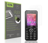 dipos FLEX 2x Protector de Pantalla mate compatible con Nomi i2412, Anti-reflectante, 100% de cobertura de Pantalla, compatible con huellas dactilares