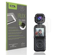 dipos FLEX 2x Protector de Pantalla mate compatible con OBEST V01 Action Cam, Anti-reflectante, 100% de cobertura de Pantalla, compatible con huellas dactilares