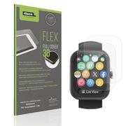 dipos FLEX 2x Protector de Pantalla mate compatible con Relxhome P01 Smartwatch 1.95, Anti-reflectante, 100% de cobertura de Pantalla, compatible con huellas dactilares