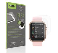 dipos FLEX 2x Protector de Pantalla mate compatible con Sanorum G62 1.85 Zoll, Anti-reflectante, 100% de cobertura de Pantalla, compatible con huellas dactilares