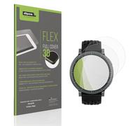 dipos FLEX 2x Protector de Pantalla mate para Amazfit Active Max | Antirreflejos, cobertura 100%, Full Cover, autorreparable, sin burbujas, compatible con huellas dactilares, autoadhesivo
