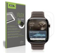 dipos FLEX 2x Protector de Pantalla mate para Apple Watch Series 11 46mm | Antirreflejos, cobertura 100%, Full Cover, autorreparable, sin burbujas, compatible con huellas dactilares, autoadhesivo