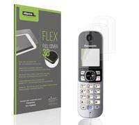 dipos FLEX 2x Protector de Pantalla mate para Panasonic KX-TG6823 | Antirreflejos, cobertura 100%, Full Cover, autorreparable, sin burbujas, compatible con huellas dactilares, autoadhesivo