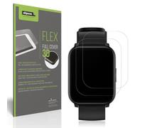 dipos FLEX 2x Protector de Pantalla mate para Realme Watch S100 | Antirreflejos, cobertura 100%, Full Cover, autorreparable, sin burbujas, compatible con huellas dactilares, autoadhesivo