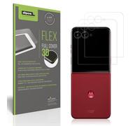 dipos FLEX 2x Protectores mate para Motorola Razr 60 Ultra Aussenseite | Antirreflejos, cobertura 100%, Full Cover, autorreparable, sin burbujas, compatible con huellas dactilares, autoadhesivo