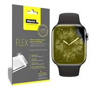 dipos FLEX 3x Protector de Pantalla claro para Apple Watch Series 6 (44mm) | Transparente, cobertura 100%, Full Cover, autorreparable, sin burbujas, compatible con huellas dactilares, autoadhesivo