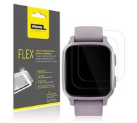 dipos FLEX 3x Protector de Pantalla claro para Garmin Venu Sq | Transparente, cobertura 100%, Full Cover, autorreparable, sin burbujas, compatible con huellas dactilares, autoadhesivo